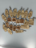 Laser Engraved Keychain – Custom Design (Price is Per Keychain)