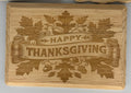 Laser Engraved Wood Plaque – Happy Thanksgiving