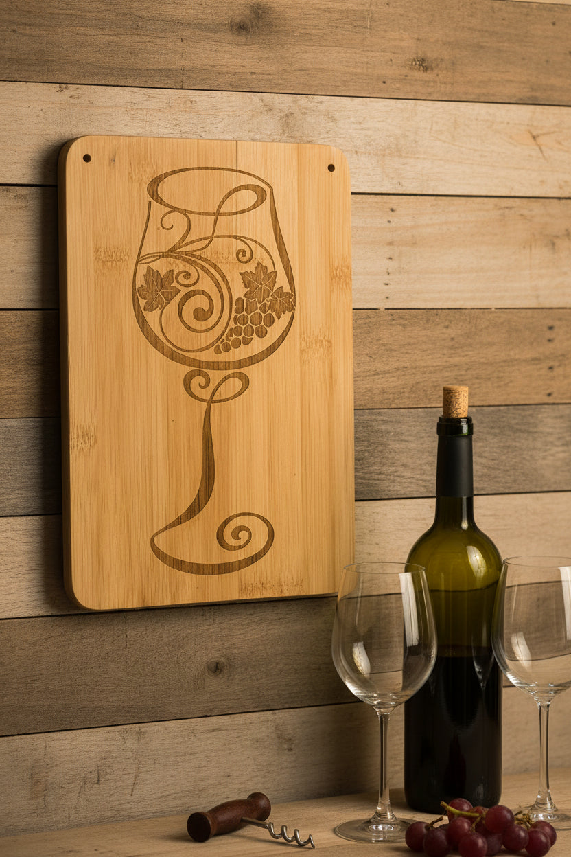 Laser Engraved Cutting Board – Custom Design